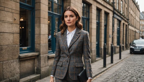 Elevate Your Edinburgh Meeting Attire: Trendy Tweed Outfit Inspirations for Professionals